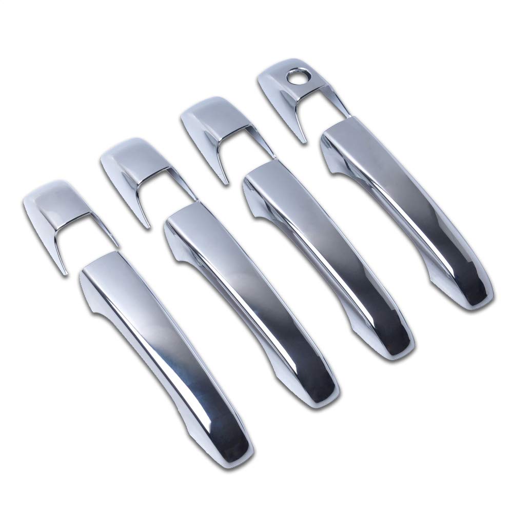 MIKKUPPA Door Handle Cover - for 2013-2018 Jeep Grand Cherokee - Grade ABS Material, Triple Coated Chrome Finish