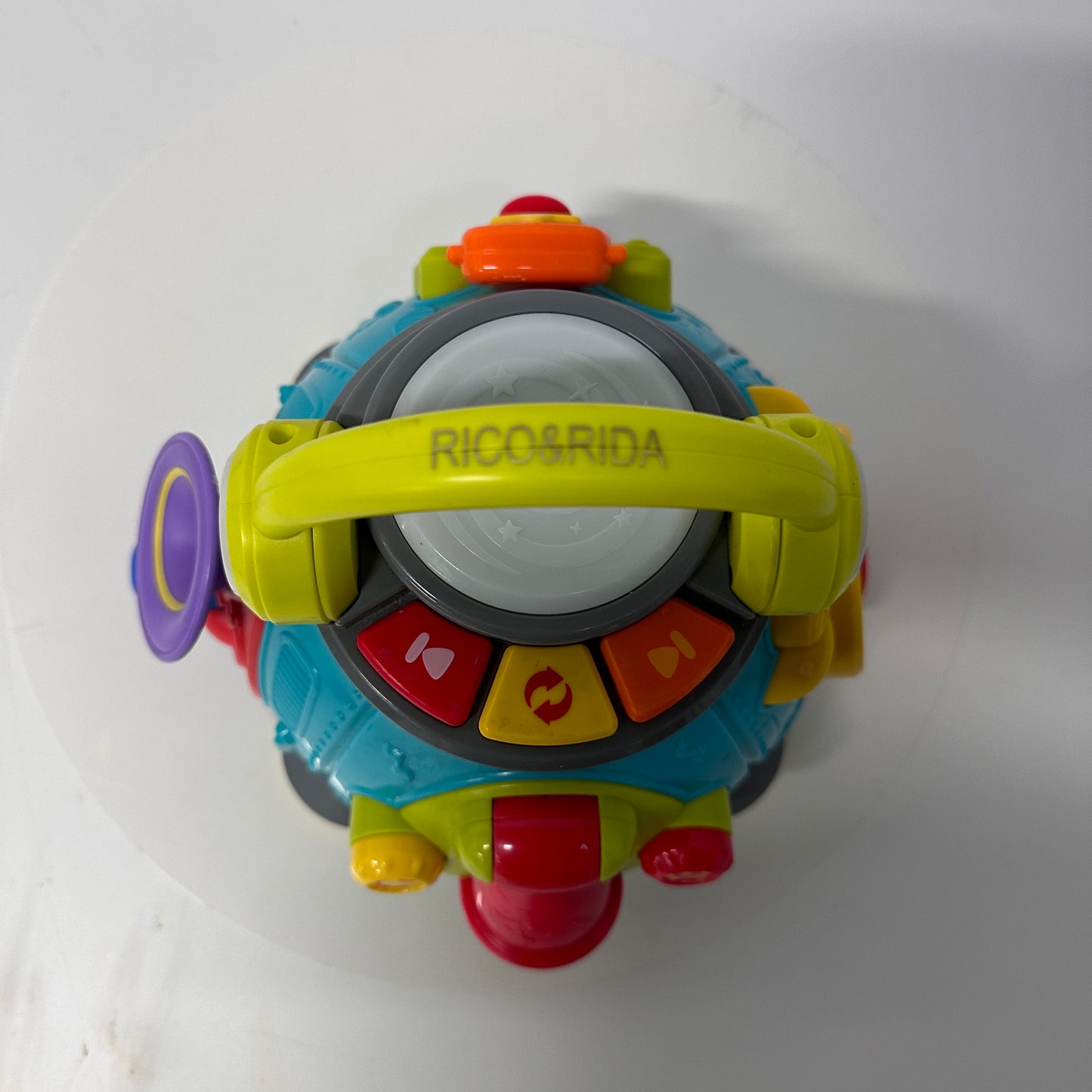 RICO&RIDA Children smart ball, busy ball, polyhedral puzzle, spinning toy, baby soothing and grabbing ball