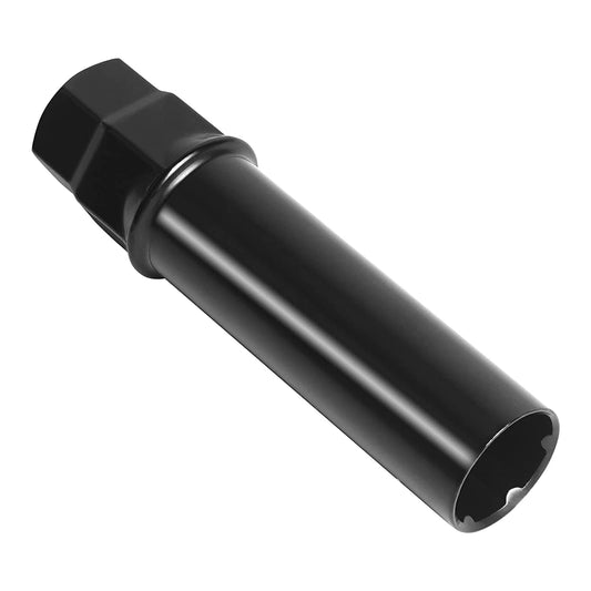 MIKKUPPA 6 Point Spline Lug Nuts Tuner Socket Key Tool - with 3/4 inch (19mm) and 13/16 inch (21mm) Hex for 1/2-20 12x1.5 12x1.25 Black Lug Nut Socket