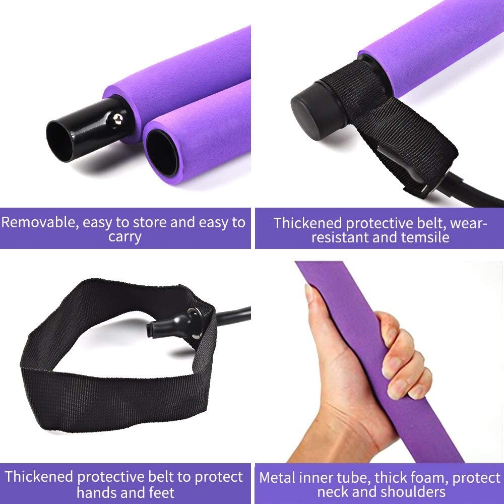 Portable Pilates Stretch Band For Yoga, Pilates, And Home Workouts