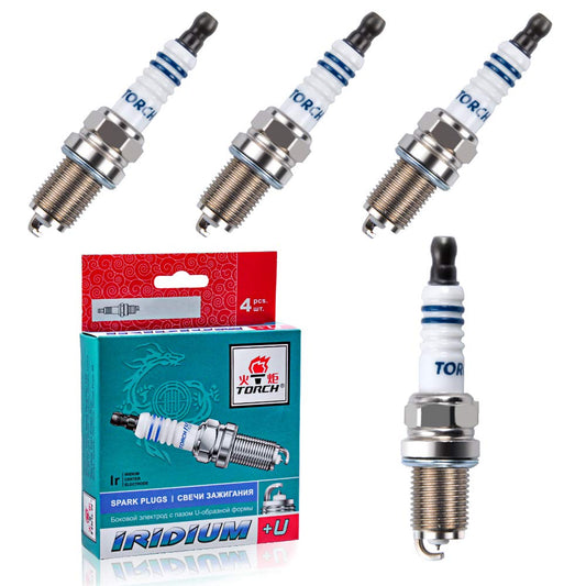 Iridium IX Spark Plug - 12681655, K6RIU for Chevy Cruze, BMW 325i, BMW X5, Audi A4 - Pack of 4