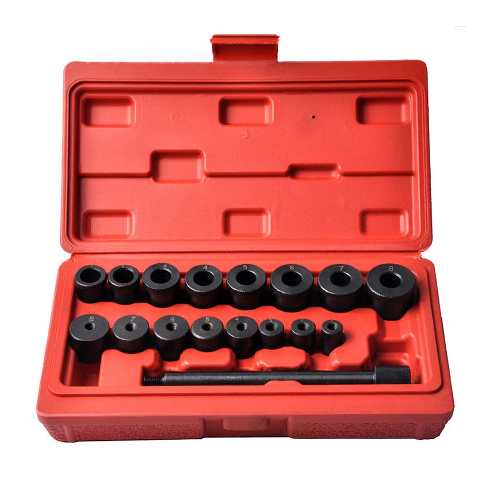 MIKKUPPA Universal 17 Pcs Clutch Alignment Tool Kit, Aligning Bearinng Transmission for Ford, Toyota, Honda, Mazda, Nissan, VW