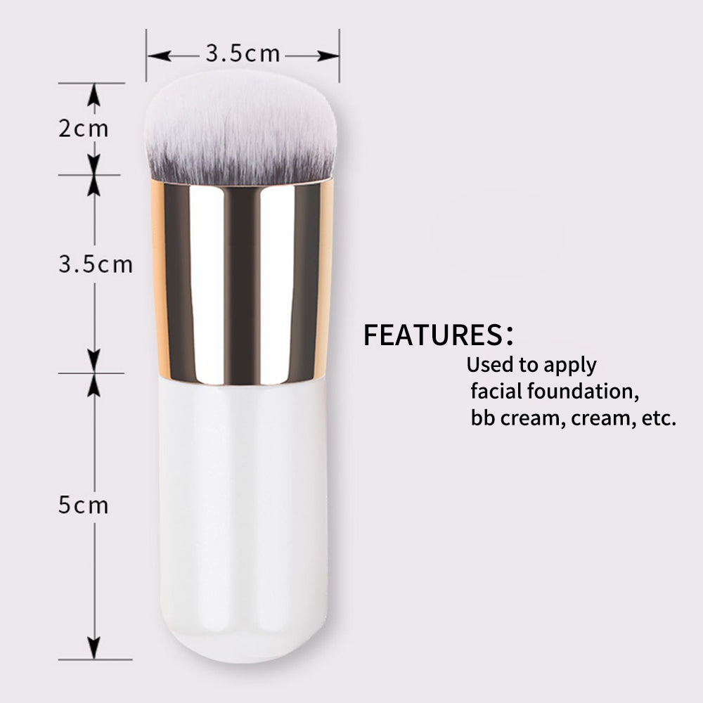 SNOWANY New Fashion Chubby Pier Foundation Brush Flat Cream Makeup Brushes Professional Cosmetic Brush