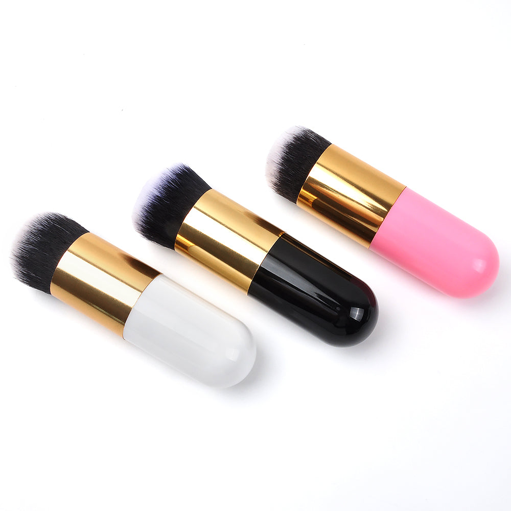 SNOWANY New Fashion Chubby Pier Foundation Brush Flat Cream Makeup Brushes Professional Cosmetic Brush